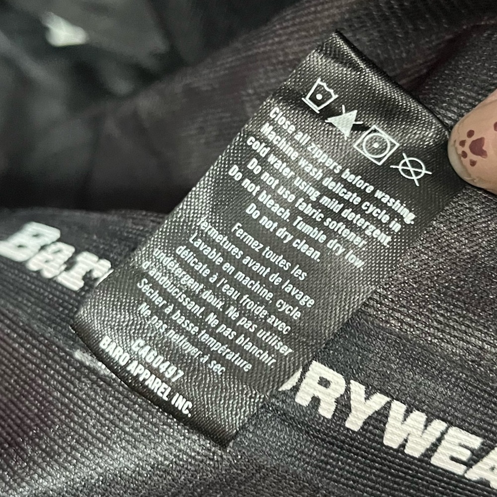 Baro Brockton Jacket Drywear Military Fishtail Black Coat Waterproof Technical - Picture 5 of 16